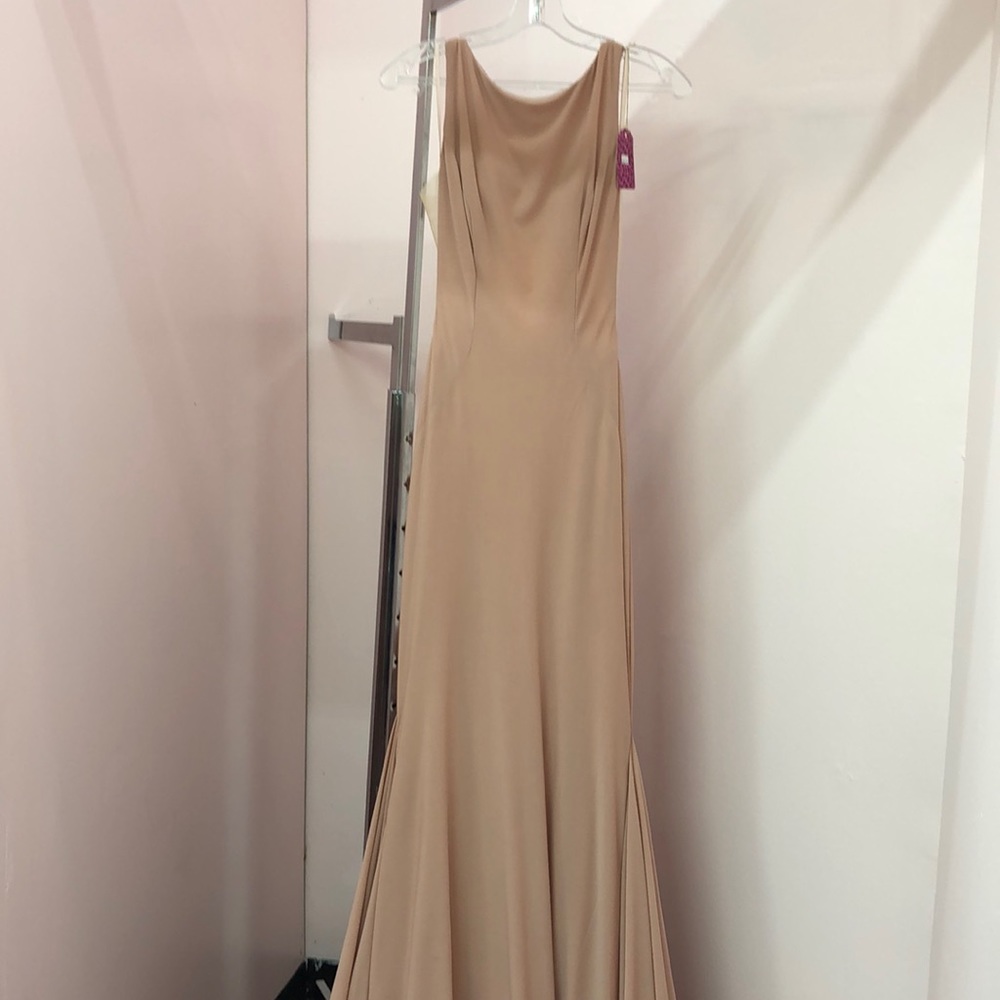 NWT BLUSH JERSEY JOVANI DRESS